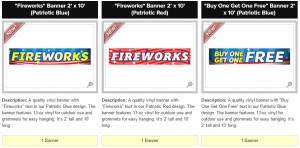 Banners, Promotional Gear, Superior Fireworks