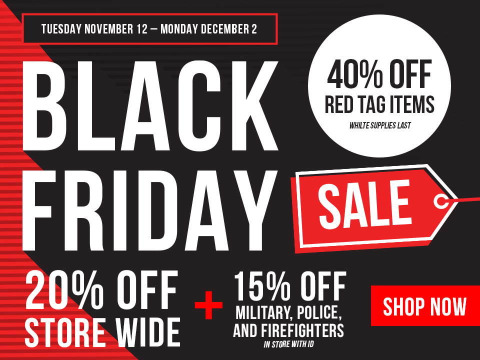 Shop our Black Friday Sale now through December 2!