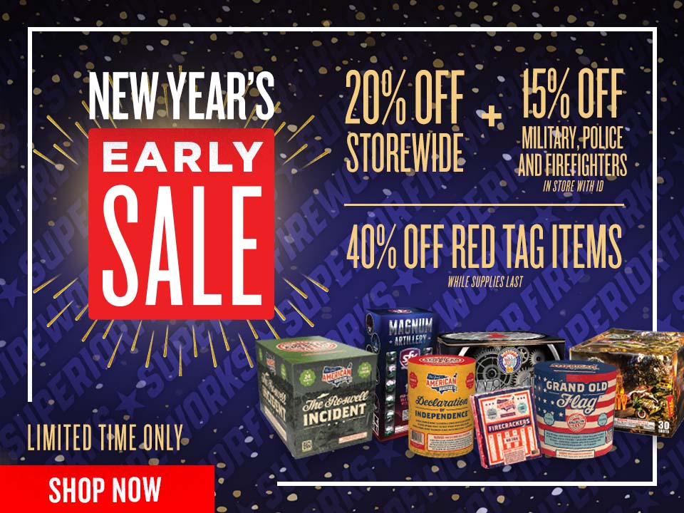 Shop Our New Year's Early Sale for a Limited Time Only!